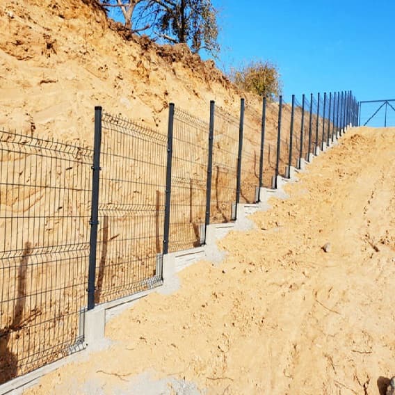 Zdjęcie po montażu ogrodzenia panelowego